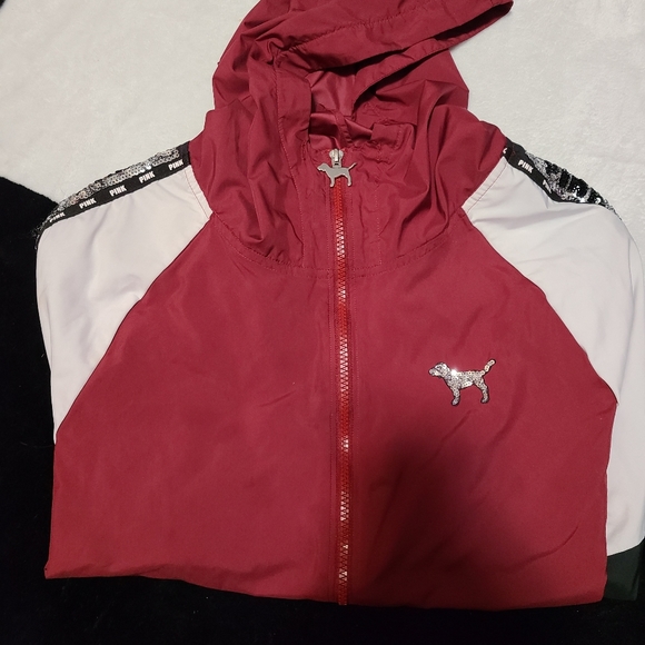 Pink Bling Windbreaker